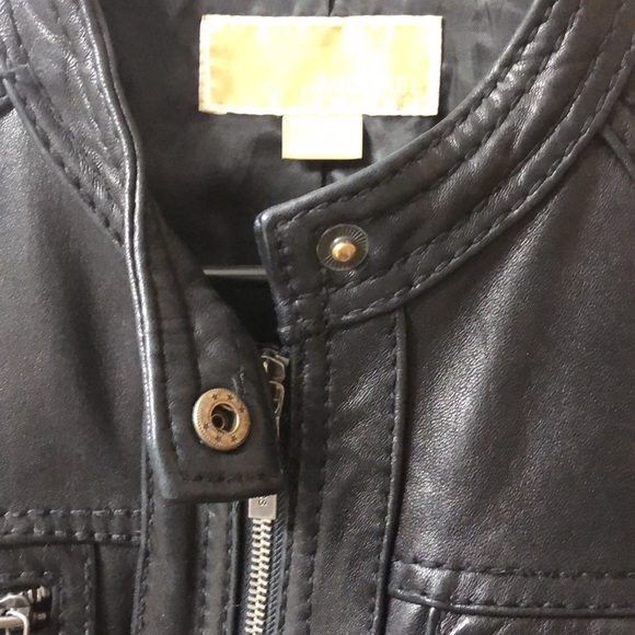 Leather MICHAEL Michael Kors Jacket - Picture 7 of 10